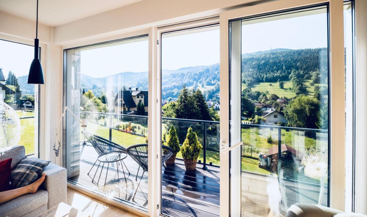 Widokowy Apartament Jodlowa Ski&Bike Szczyrk Exteriör bild